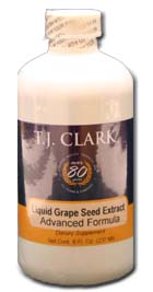 T. J. Clark Liquid Grape Seed Extract Concentrate Advanced Formula- 8 OZ