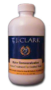 T. J. Clark Water Remineralization - Mineral Treatment for Purified & Distilled Water